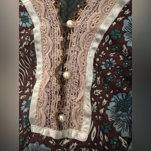 Free People floral tunic / size XS* - Picture 3 of 6